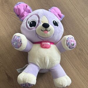 Violet Plush Toy - Purple and Cream